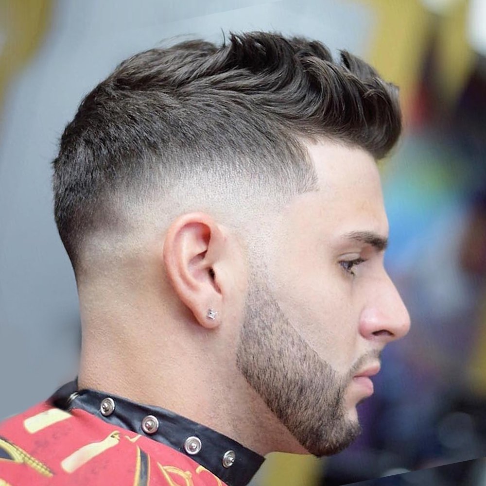 MYCARBON Pettine Barba Forma Uomo in Acciaio Inossidabile Disegno Z per Styling Taglio Barba Pettine da Barba Modellante Portatile