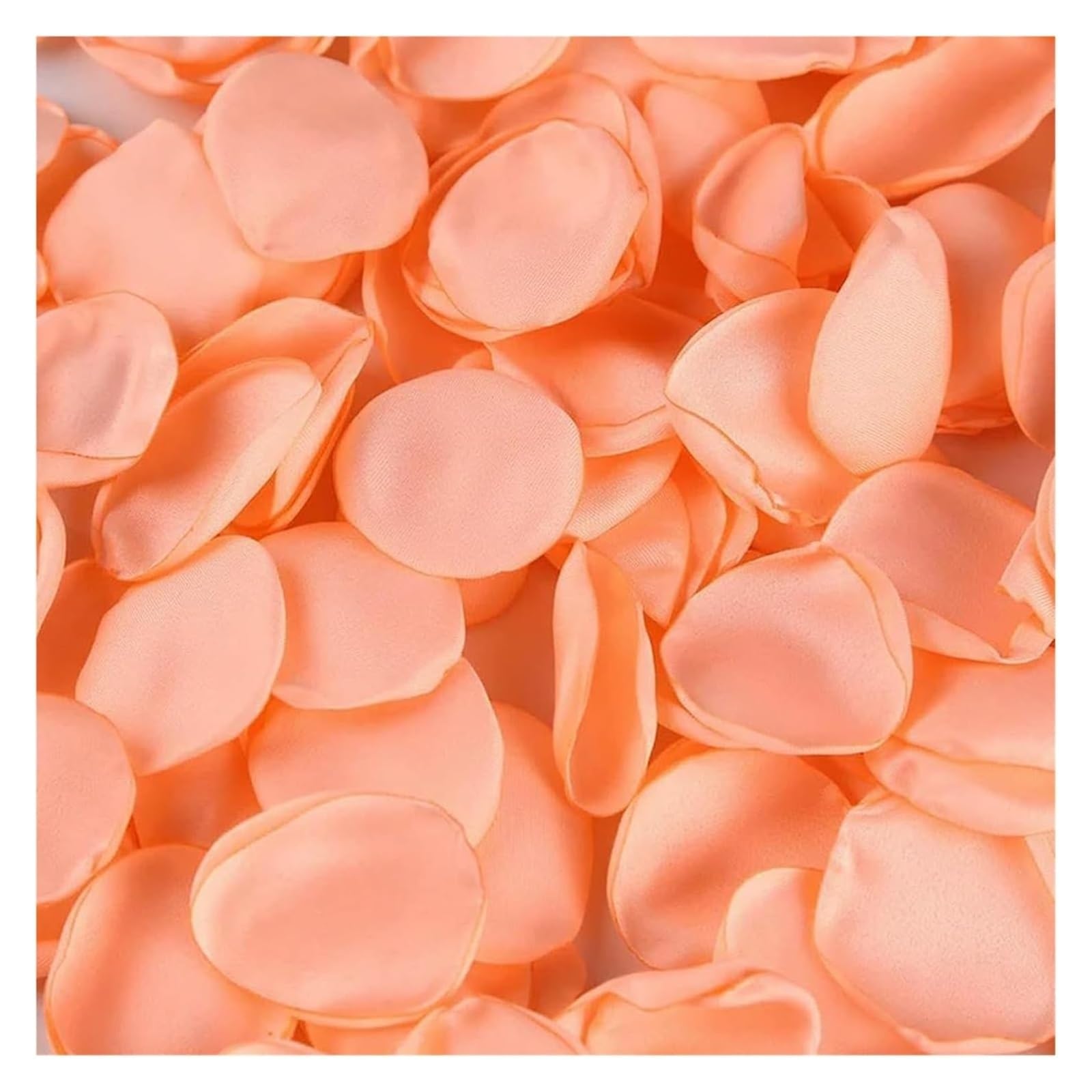 CYJAZNHH Artificial Silk Rose Petals Multicolor Wedding Decoration 100/200/300 Pcs(Oranje,100pcs)