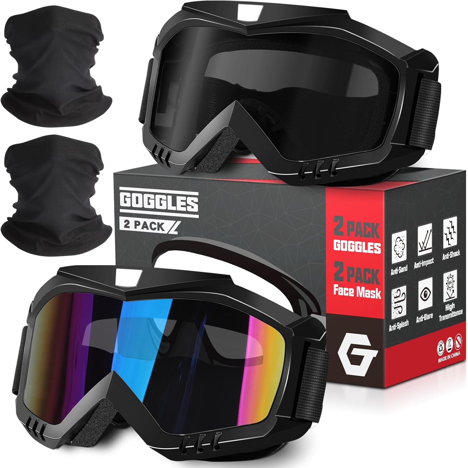 OXG Motorcycle Goggles –...