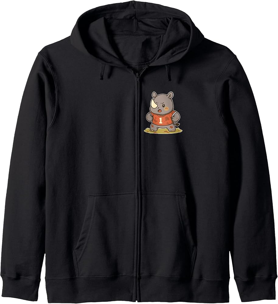 Sudadera con capucha y cremallera Rugby Rhino Player Jersey 1