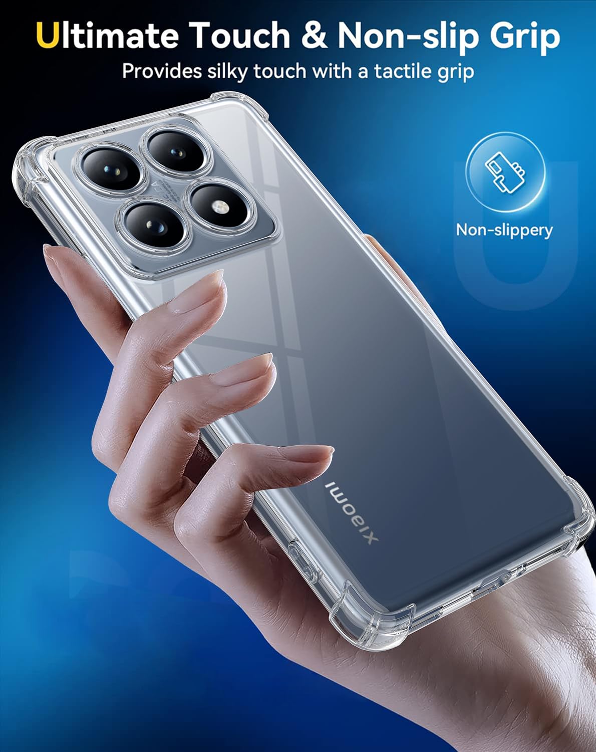 Custodia per telefono Koolife compatibile con Xiaomi 14, cover protettiva per Mi 14, anello di protezione in metallo anti-shock per lenti ultra sottili in silicone, design alla moda per uomo e donna