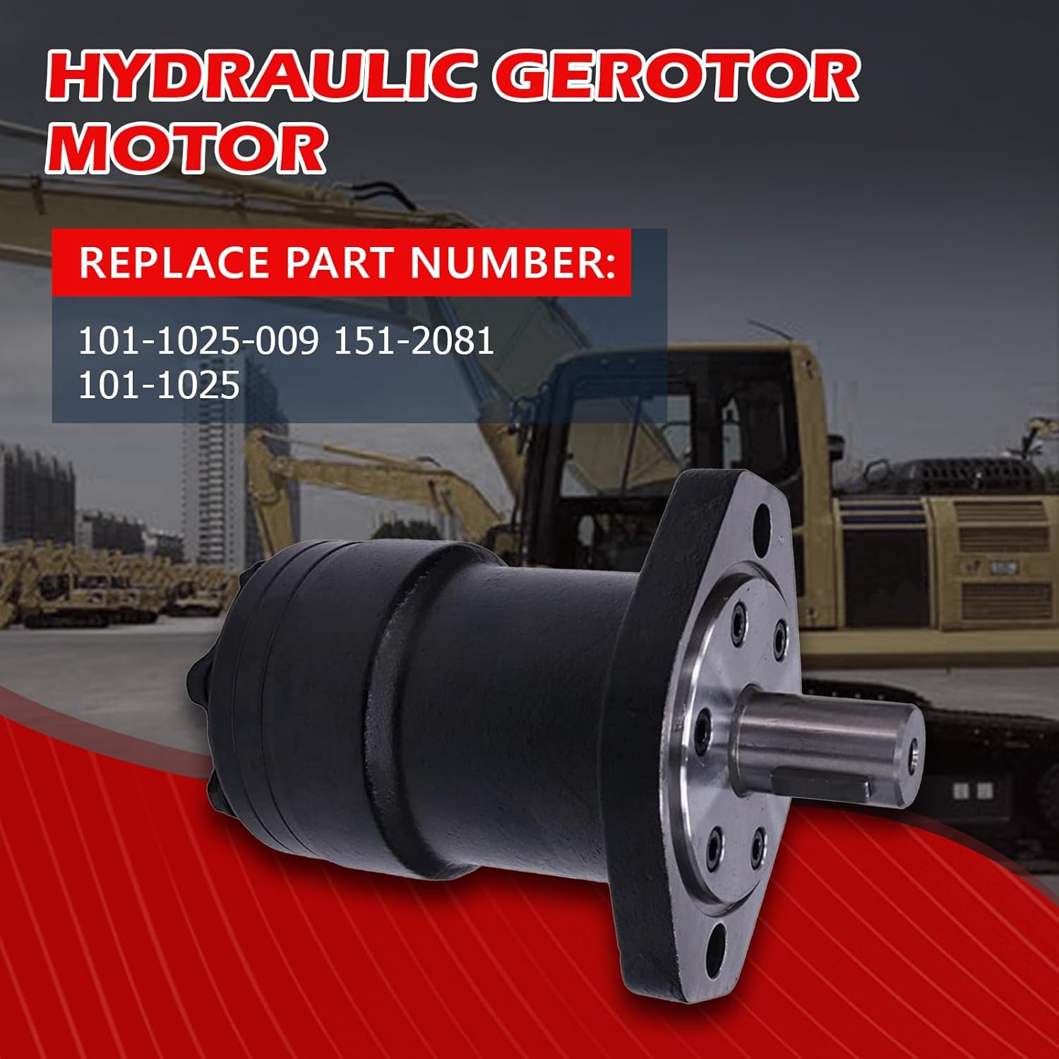 101-1025-009 151-2081 101-1025 1011025009 Hydraulic Motor for Char-Lynn Eaton H Series 3.15 Cubic inch Displacement per Revolution