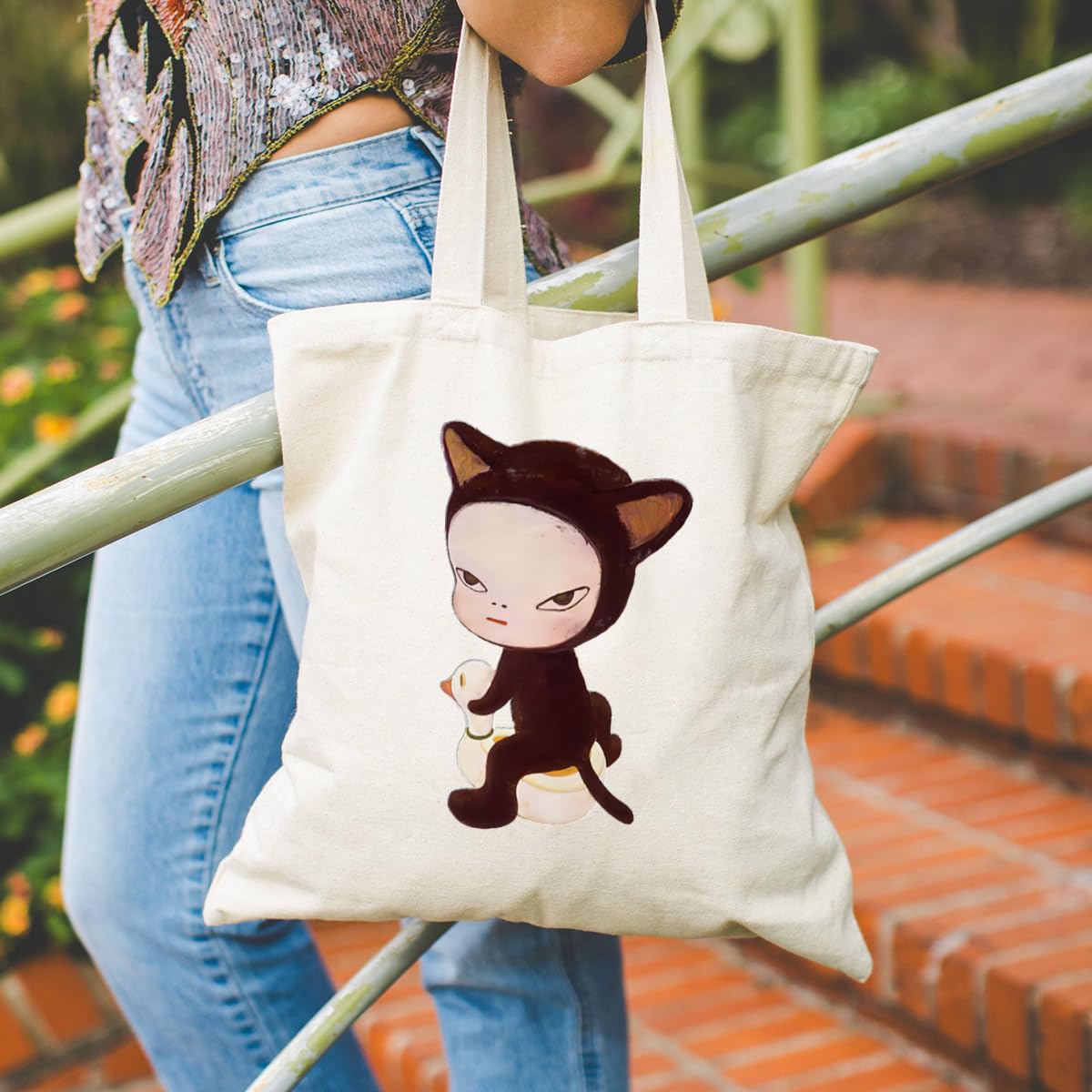 奈良美智のトートパック Amazon.co.jp: 奈良美智 トートバッグ レディース ハンドバッグ