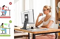 Vista 4 de Soporte de montaje WEARSON para Yaxa Alexa Echo Show 15 (1ª, 2ª generación), soporte basculante y giratorio hecho para Yaxa Echo Show 15