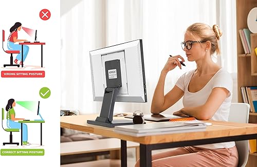 Vista 4 de Soporte de montaje WEARSON para Yaxa Alexa Echo Show 15 (1ª, 2ª generación), soporte basculante y giratorio hecho para Yaxa Echo Show 15