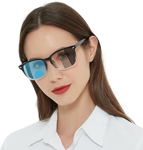 MARE AZZURO Gafas de lectura bifocales fotocrómicas para mujer, luz azul, lectores al aire libre 1.0 1.25 1.5 1.75 2.0 2.25 2.5 2.75 3.0 3.5