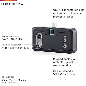 FLIR ONE PRO iPhone タイプC FLIR ONE Pro - Thermal Imaging Camera for iOS Smartphones