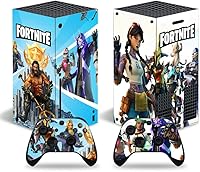 Vista 1 de Calcomanías de vinilo para consola Xbox Series X, protector de anime, juego completo de consola compatible con fundas de controlador Xbox Series X