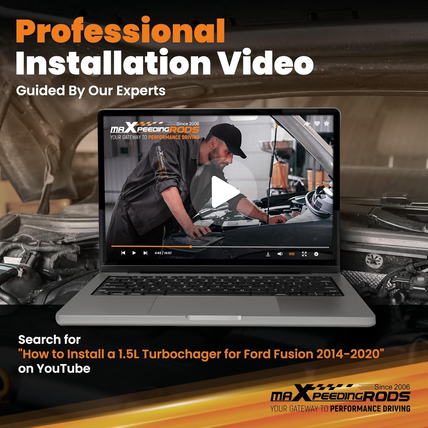 maXpeedingrods Turbo Turbocharger for Ford Fusion L4 1.5L 2014-2020, Escape B0BG 2017-2019, SGDI ECO-Boost, 1639-970-0003 F1FZ6K683D, Basic VL Series