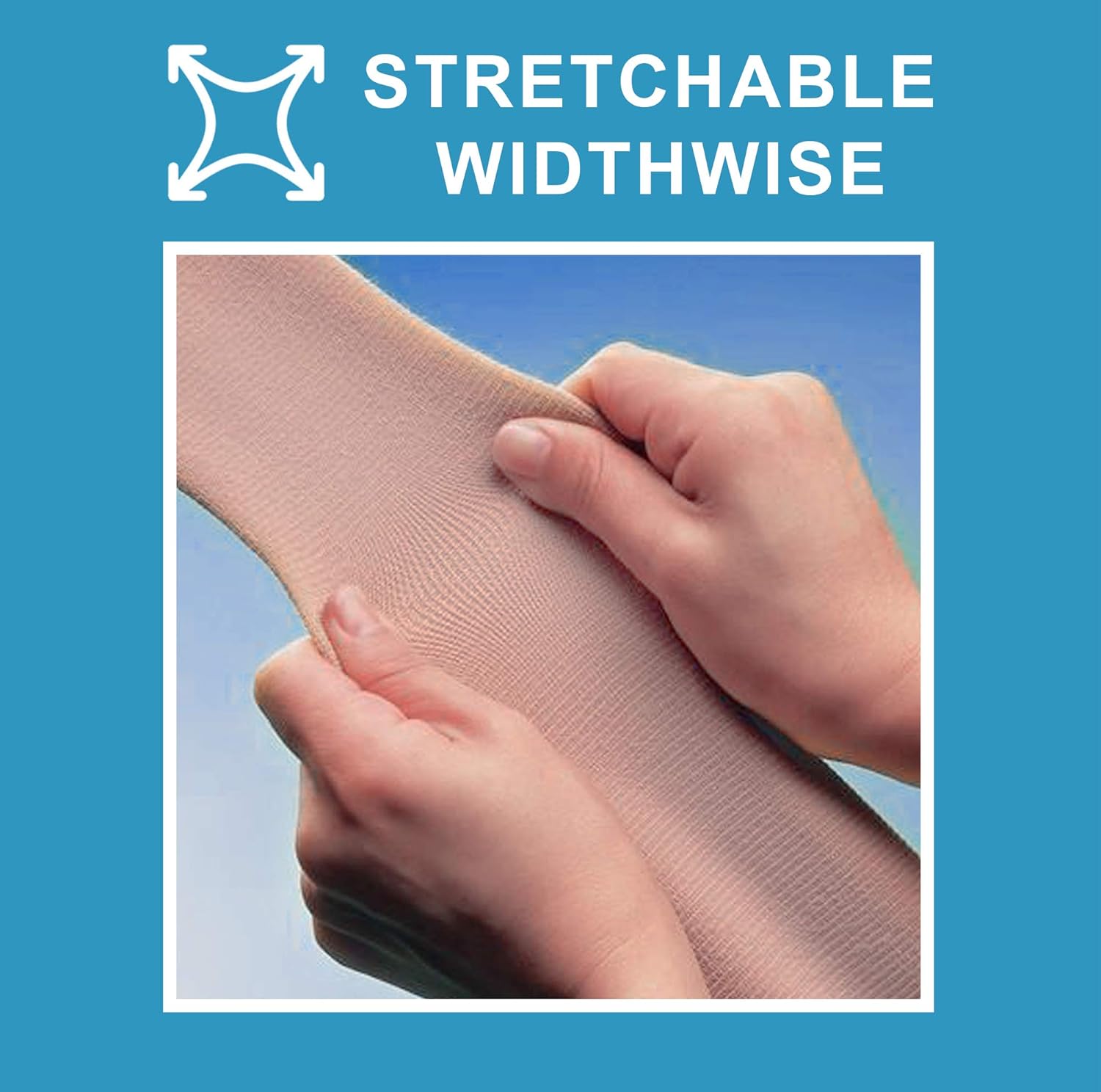 JJ CARE Elastic Tubular Bandage 4” x 28 Yards, Cotton Stockinette Size F, Tubular Stockinette for Legs and Knees, 2 Ply Cotton Elastic Bandage Wrap, Tubular Compression Bandage by JJ CARE : Industrial & Scientific