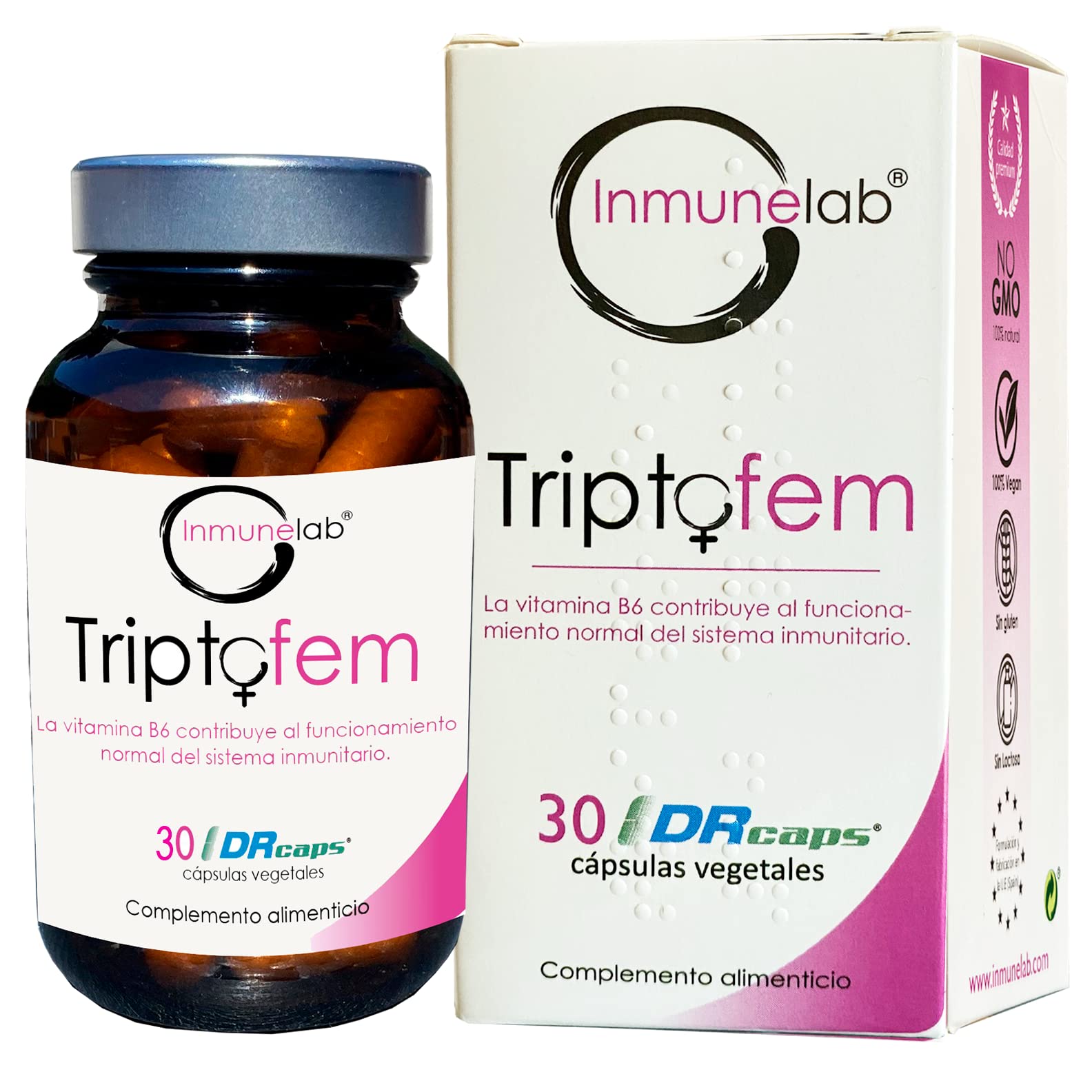 Triptofem (triptófano, probióticos, magnesio y vitaminas.) (30 capsulas)