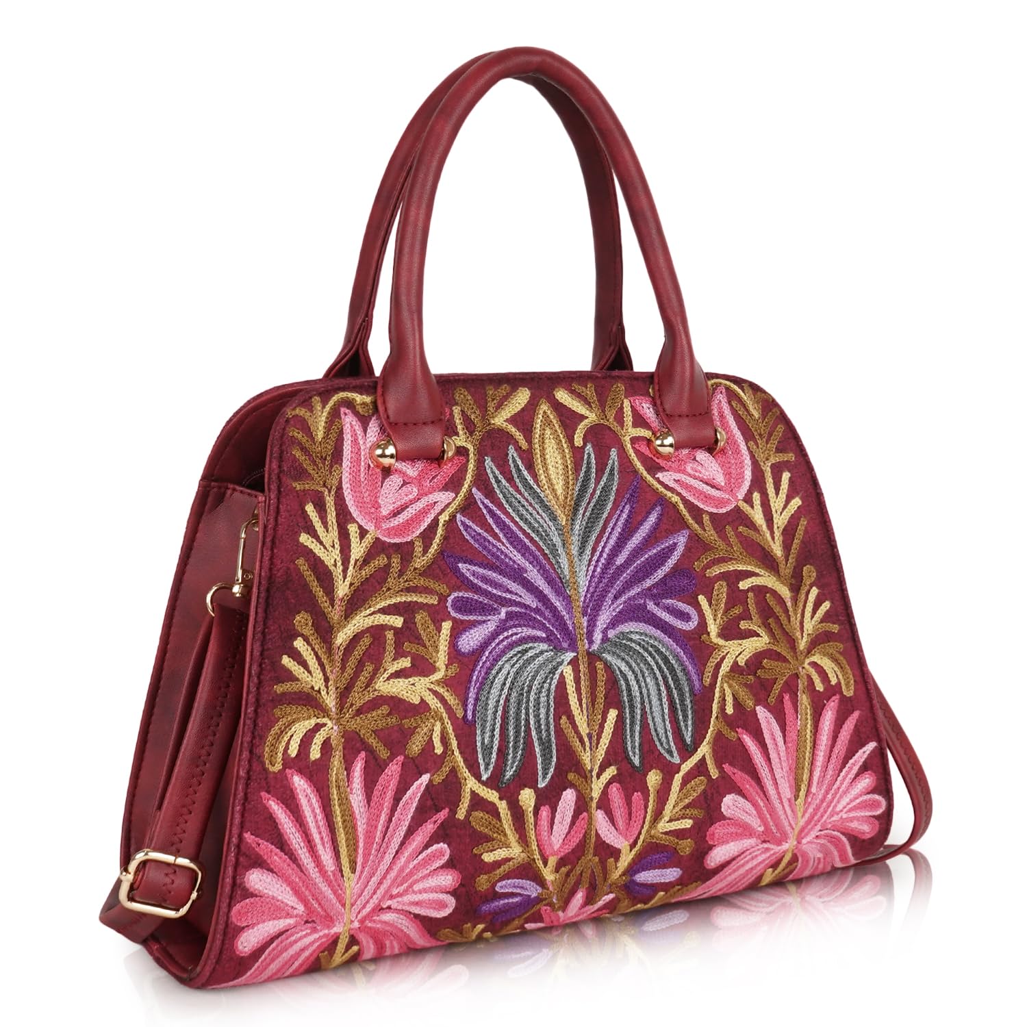 YOYOWING Premium kashmiri Embroidery Stylish Shoulder Women's Satchel Ladies Purse Handbag - Review, Price and Buying Guide