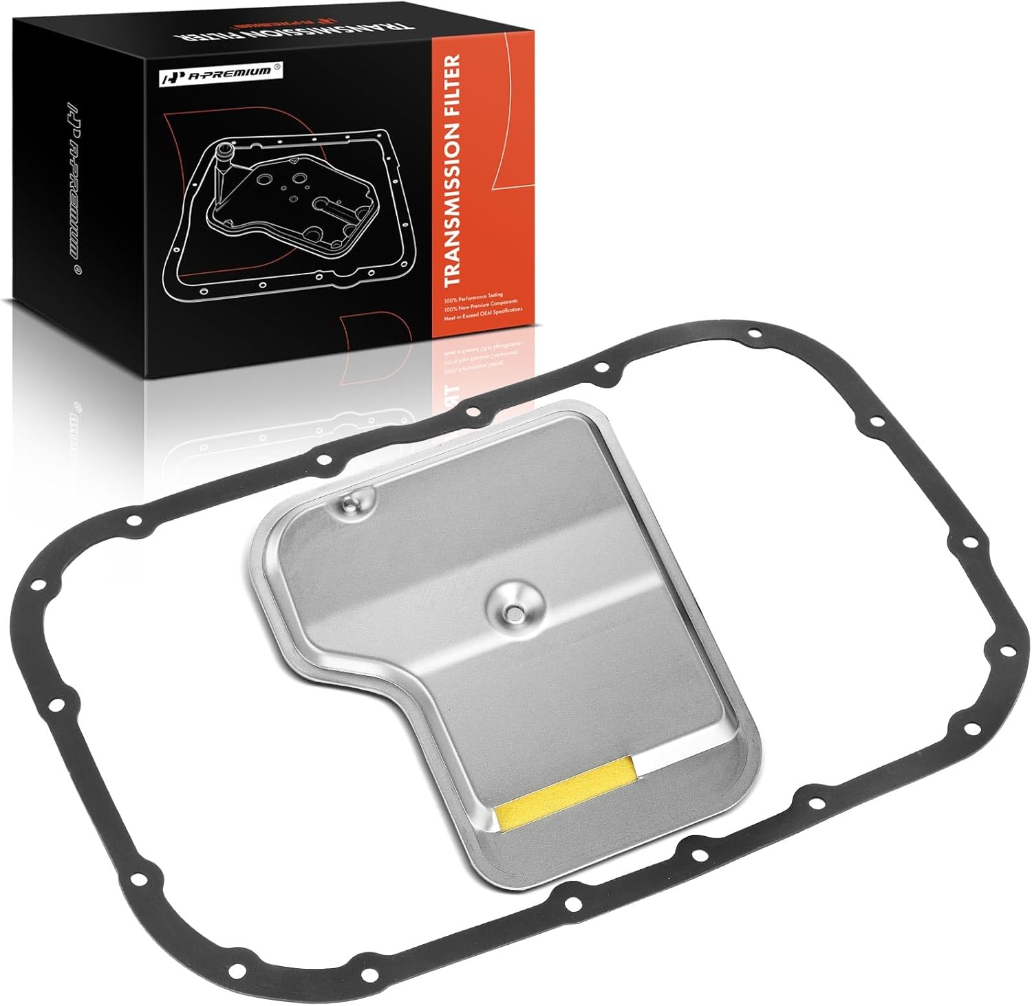 A-Premium Automatic Transmission Fluid Filter with Pan Gasket, Compatible with BMW 328i 2009-2010, 328i xDrive 2010-2013, X3 2007-2010, 128i 2009