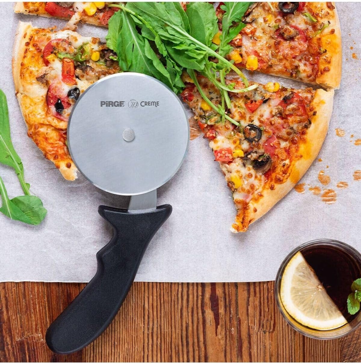 Pirge Creme Pizza Ruleti 10 Cm Tek Ebat