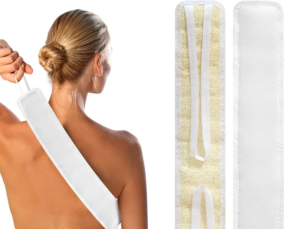 Bucha Vegetal Esponja Banho Para Costas Dorsal