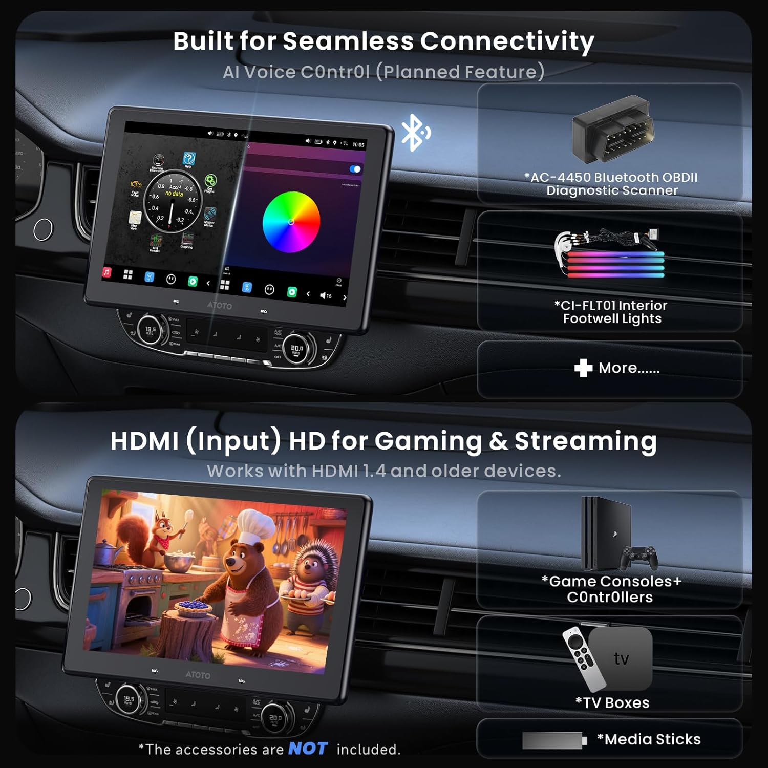 Image showing HDMI input for gaming and streaming with external devices