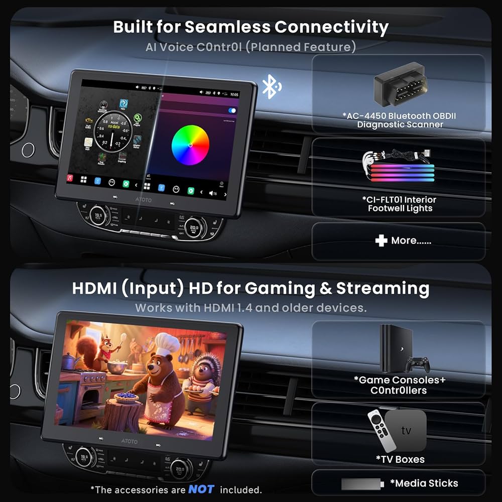 ［3日間使用］ATOTO X10 7インチAndroid カーナビ8G+128G ATOTO X10 7インチ 2DINディスプレイオーディオ｜デュアルカメラ