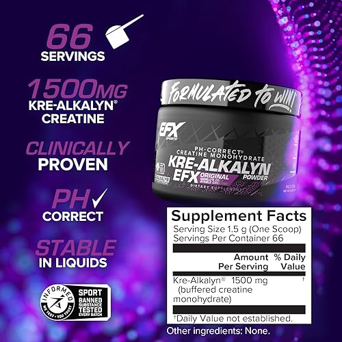 Vista 42 de EFX Sports Polvos Kre-Alkalyn