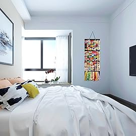 Baby Girl Hair Bows Holder, Hair Clips Storage Hanger For Ribbons, Hair Bows Organizer, Baby Hair Clip Storage Display Sturdy Stand, Wall Hanging for Girl Room (Black, Large)