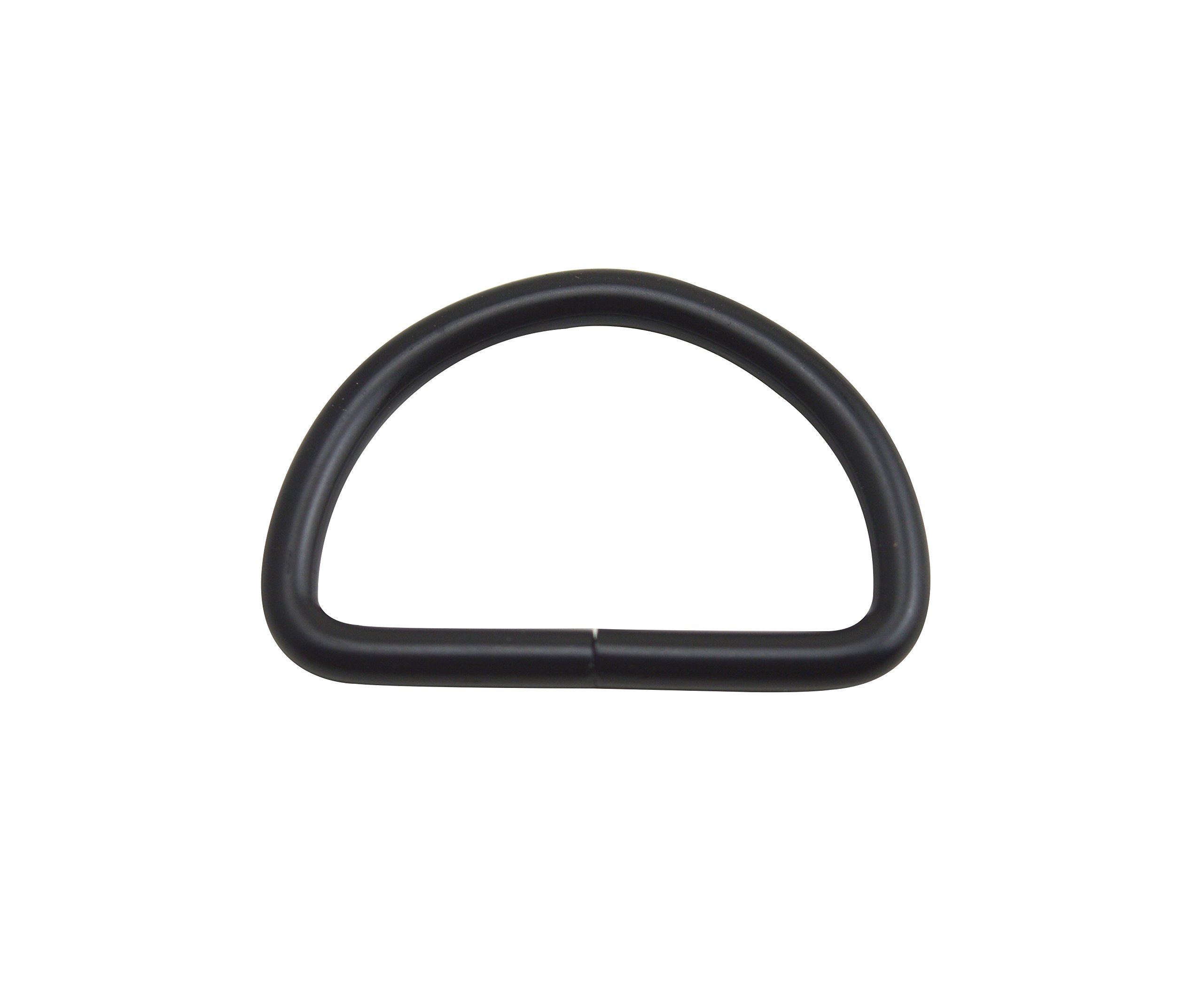 WuuycokyBlack D Rings Buckles D-Ring Non-Welded for Webbing Strapping 7 Size Optional