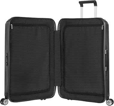 Samsonite Lite-Box - Premium Hard-Shell Suitcase, Extra Large 81 cm, 4-Wheel Suitcase, Lightweight, TSA Lock, 124L - 3.50 kg - Black
