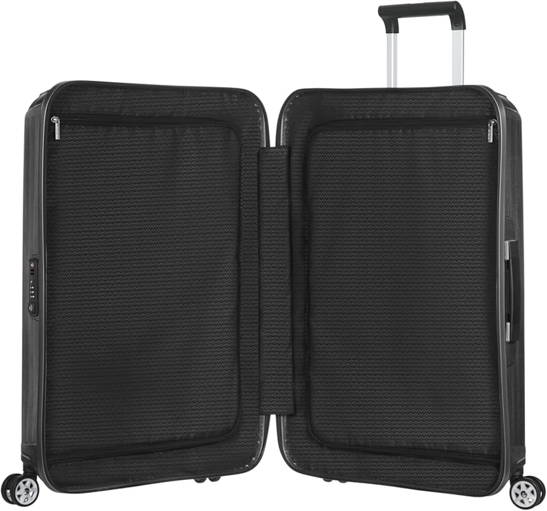 Samsonite Lite-Box - Premium Hard-Shell Suitcase, Extra Large 81 cm, 4-Wheel Suitcase, Lightweight, TSA Lock, 124L - 3.50 kg - Black