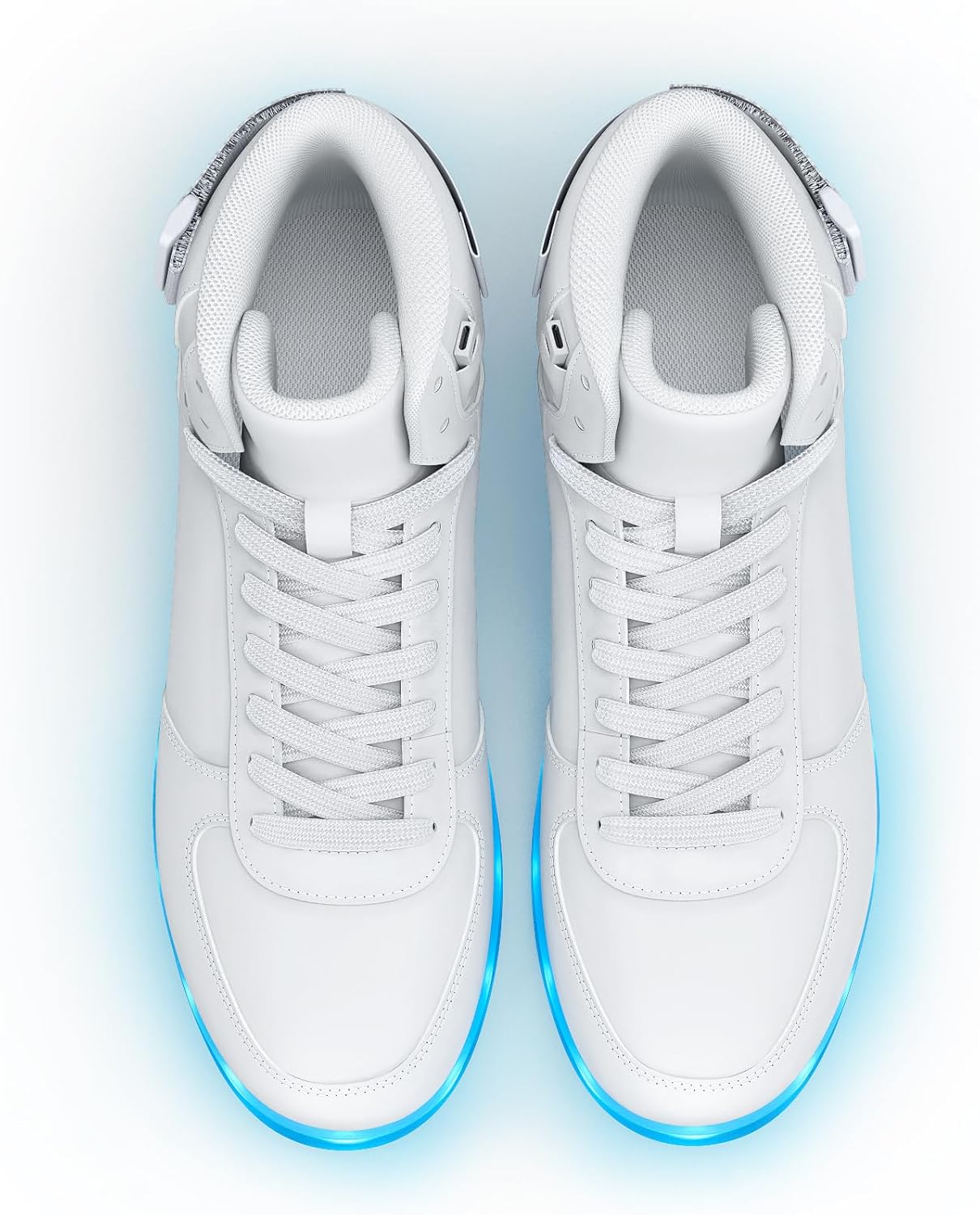Unisex LED Light Up Shoes, Fashion High Top LED Sneakers USB Rechargeable Glowing Luminous Shoes for Men, Women, Teens