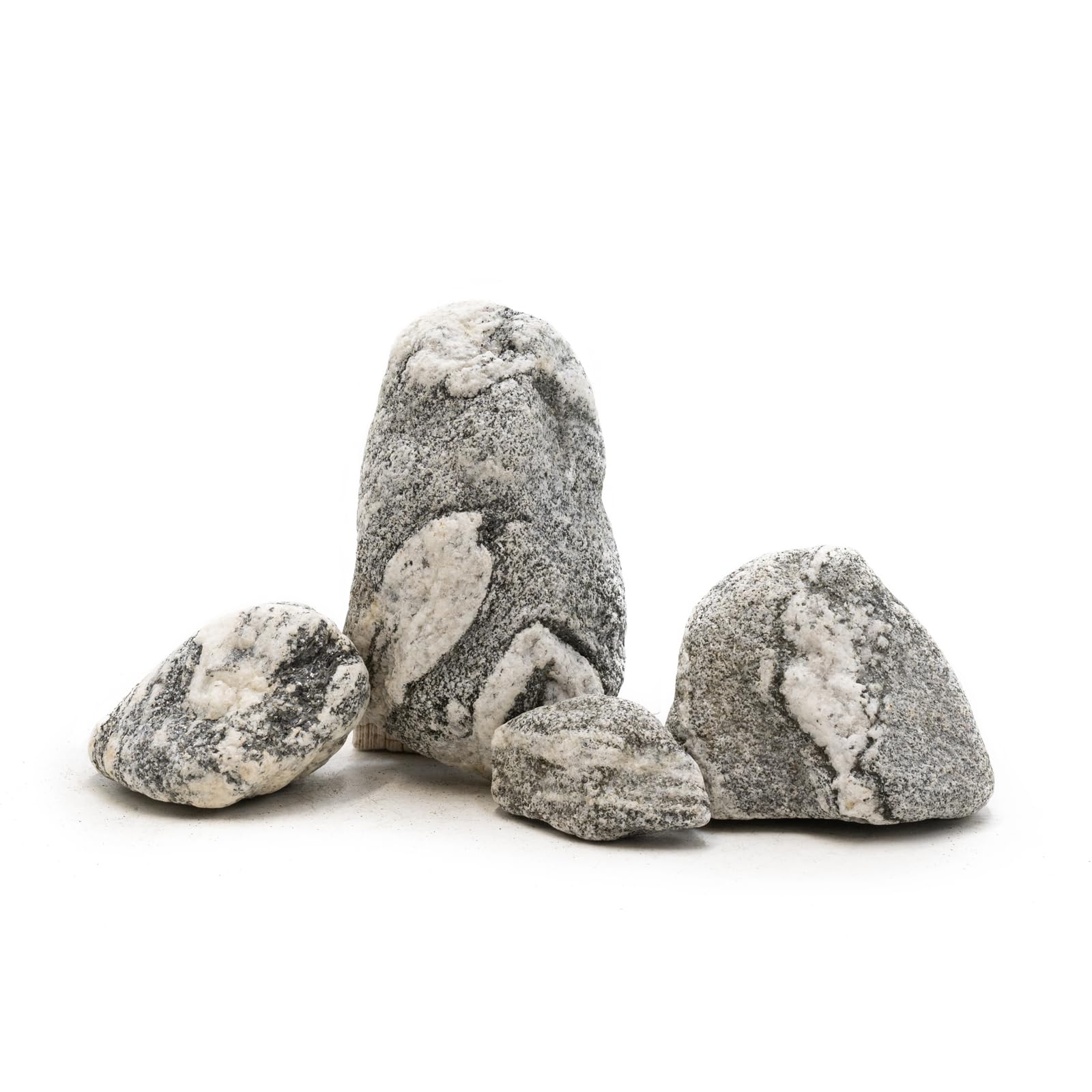 Photo 1 of KINGRUI Aquarium Rocks Silver Seiryu Rock 5lb Natural Stone for Fish Tanks, Terrariums, Bonsai, Garden Decoration, Micro Landscapes & Reptile Terrariums(2-5inch 4-5Pcs)