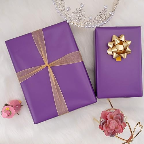 Miniatura 233 de RUSPEPA Papel de regalo negro de color sólido para bodas, cumpleaños, fiestas, felicitaciones y vacaciones, 30 pulgadas x 32.8 pies Negro -,Azul