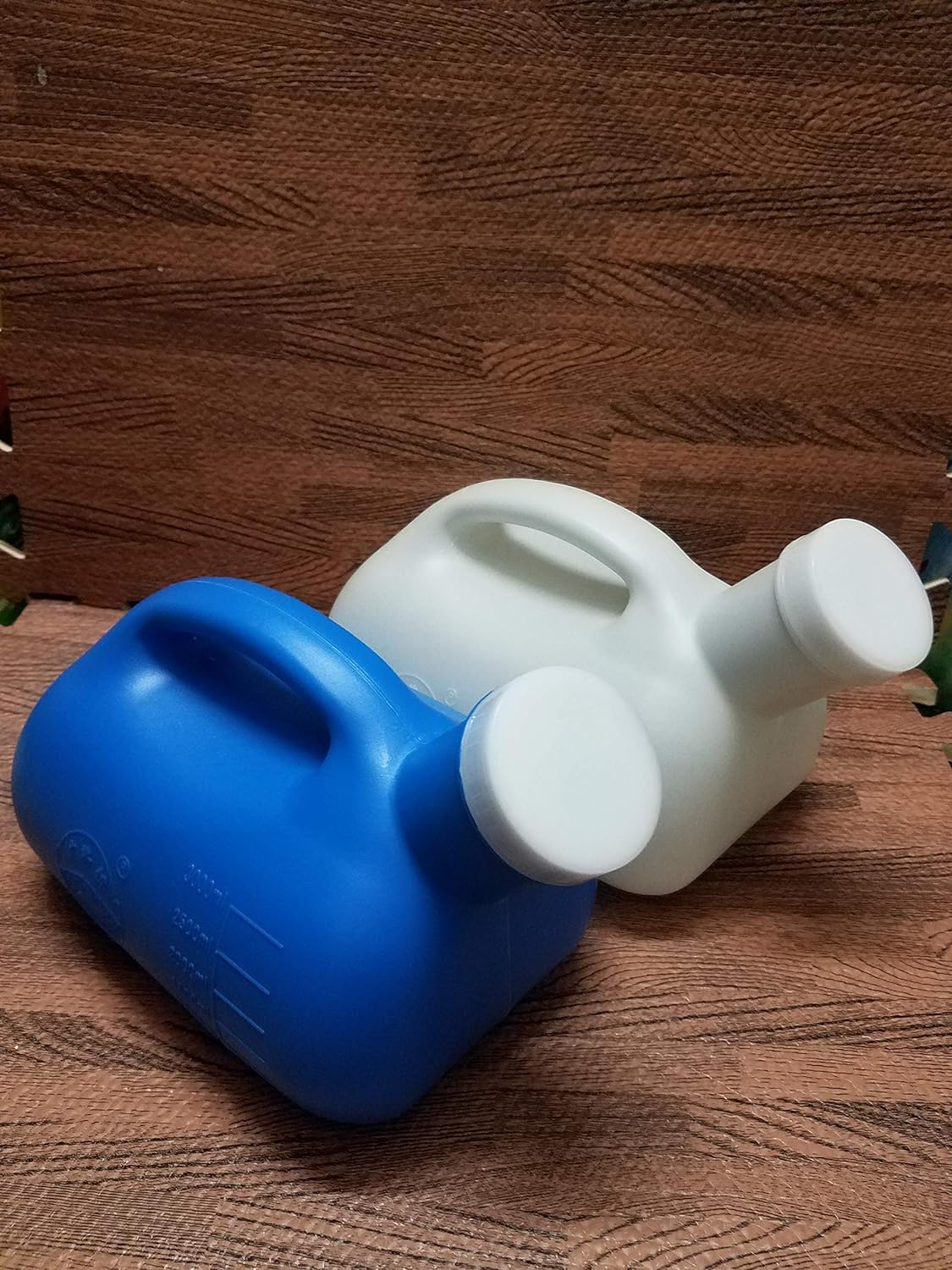 Urinoir homme 3000ml,urinoir portable avec couvercle,pour Voiture, Hôpital, Personnes âgées et Incontinences-blanc