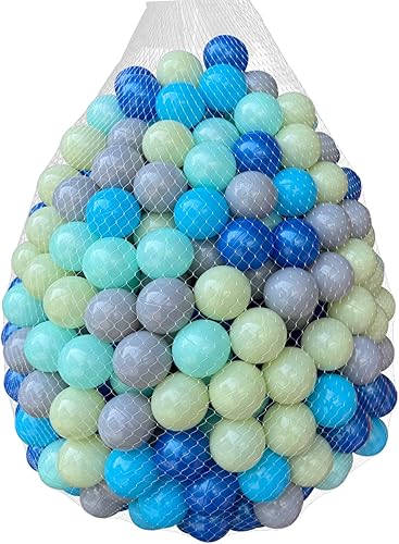 Miniatura 1 de YUFER Pelotas para pozo de pelotas Grey&Bule 1000