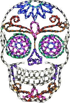 Haunted Hill Farm LED Sugar Skull