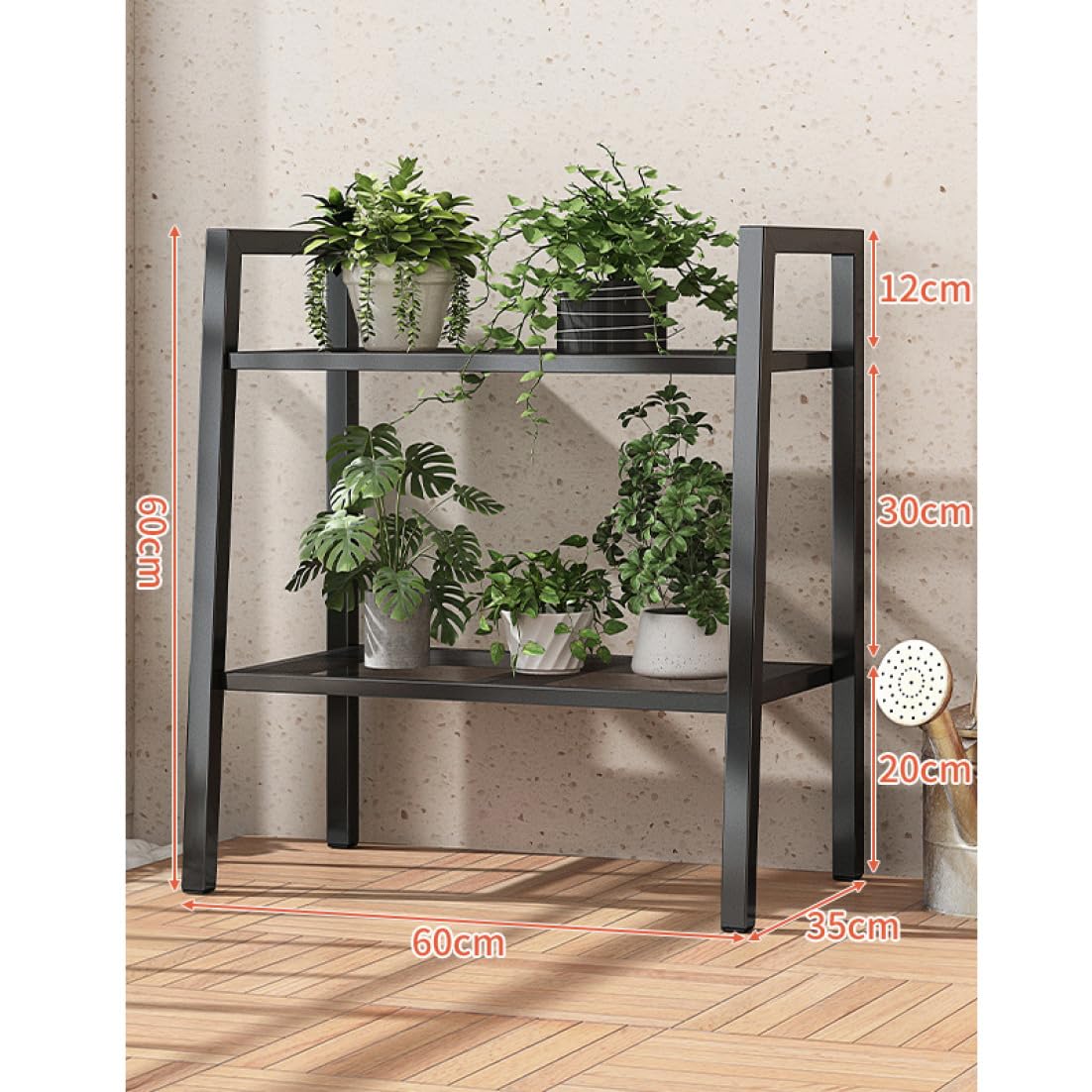 Amazon.co.jp: MJKQ9 ガーデンラック プランタースタンド 3段