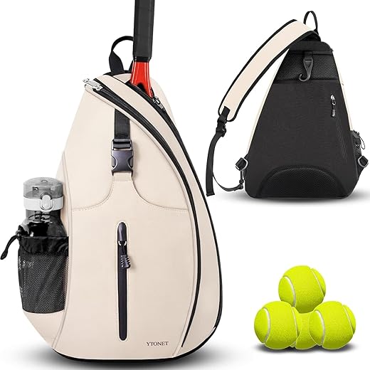 Ytonet Tennis Sling Backpack for Rackets