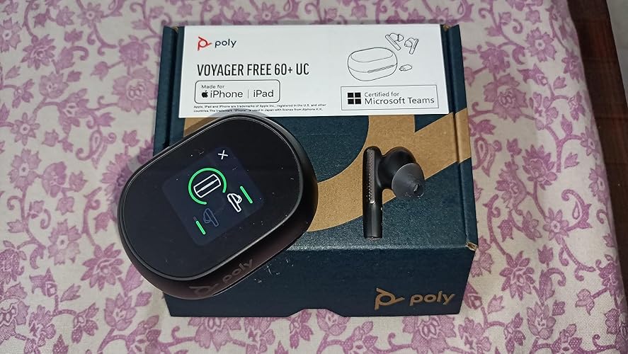 Poly (Plantronics) Voyager Free 60 True Wireless Earbuds, in-Ear w