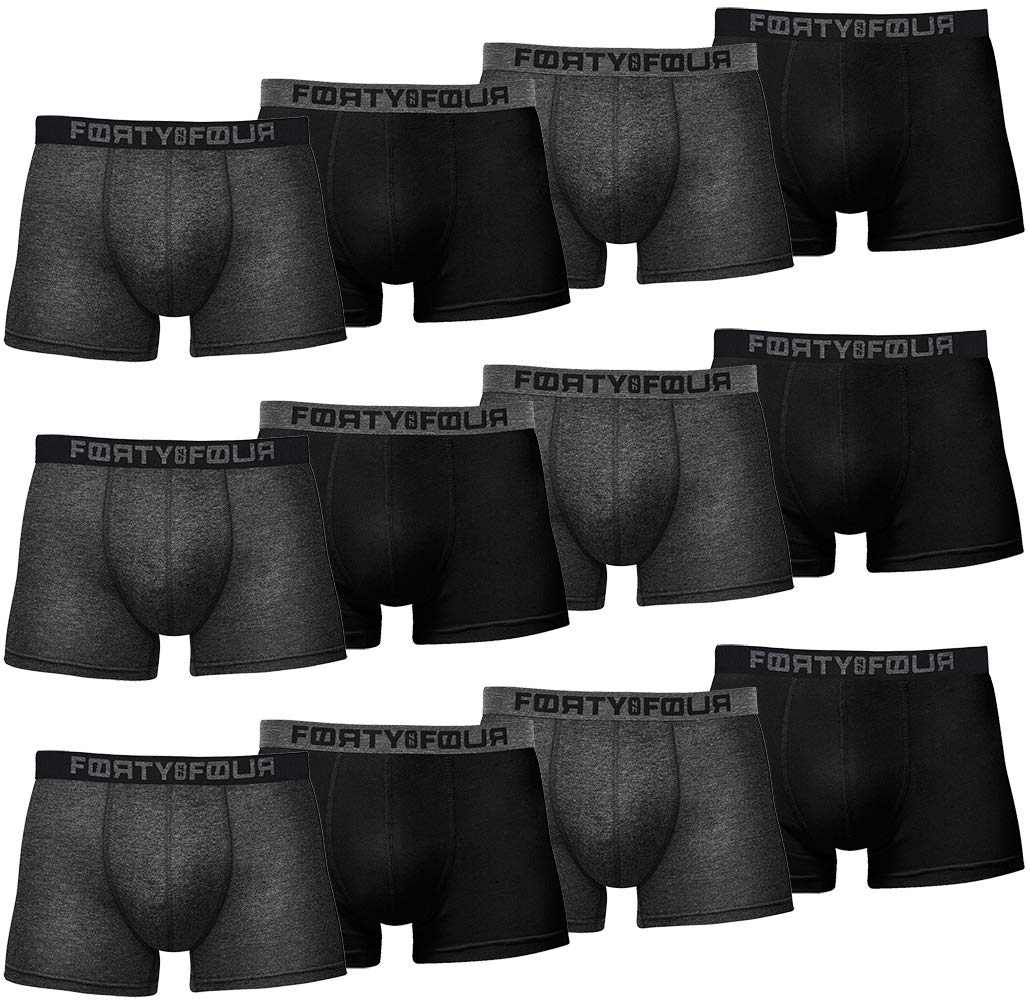 MERISH | FortyFour Boxershorts Herren 12er Pack S-7XL Unterwäsche Unterhosen Männer Men Retroshorts (S, 713e 12er Set Mehrfarbig)