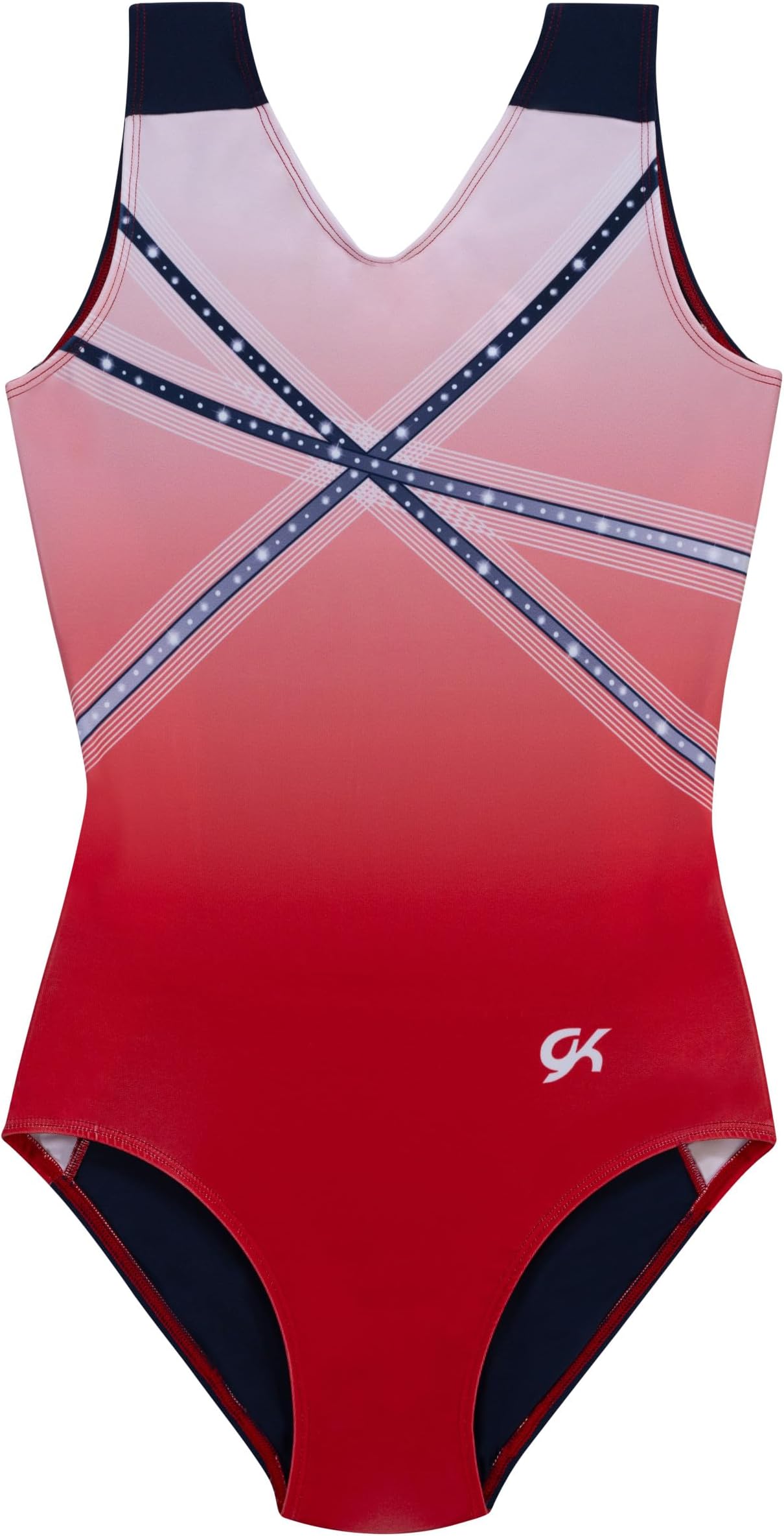 Glitz & Glam Gymnastics Leotard for Girls with Matching Scrunchie