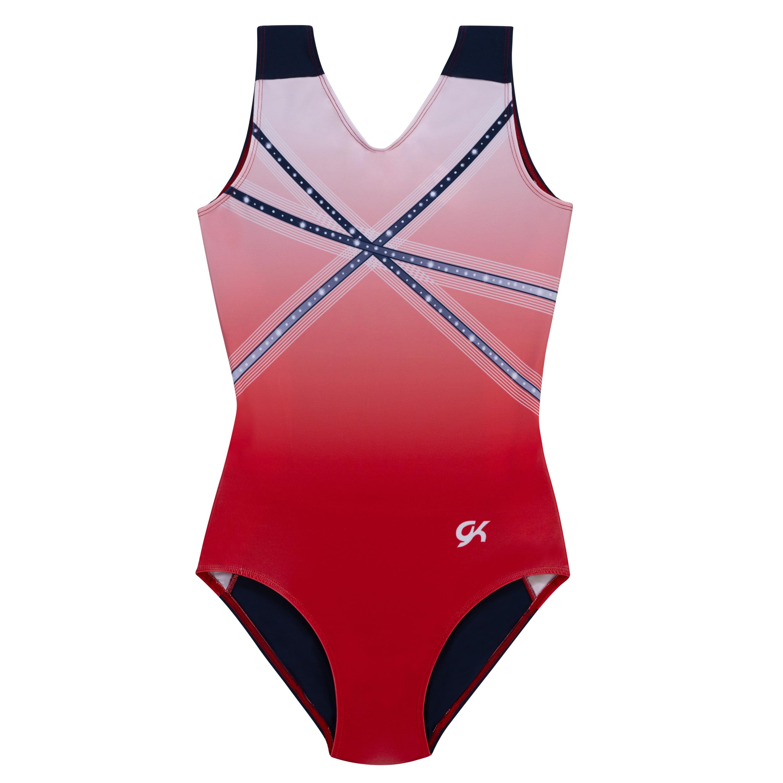 Glitz & Glam Gymnastics Leotard for Girls with Matching Scrunchie