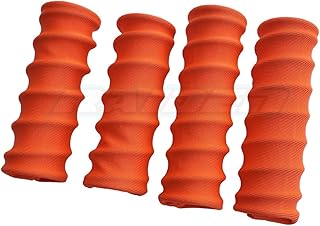 Damper Shock Sleeves Dirt Dust Resist Guard Cover for Traxxas 1/8 Sledge 4pcs - Orange