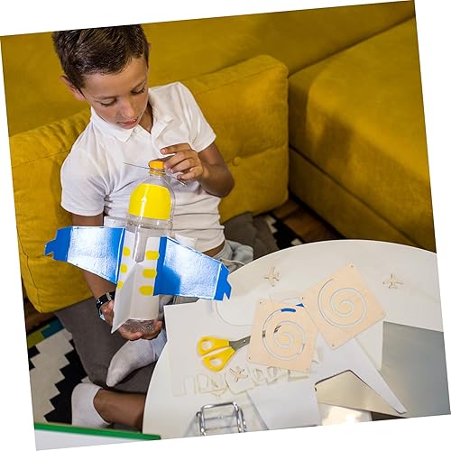 Miniatura 7 de EXCEART Juego de 3 juegos de garabatos de madera con astillas de madera, juguetes de madera sin terminar, rebanada de madera en blanco para