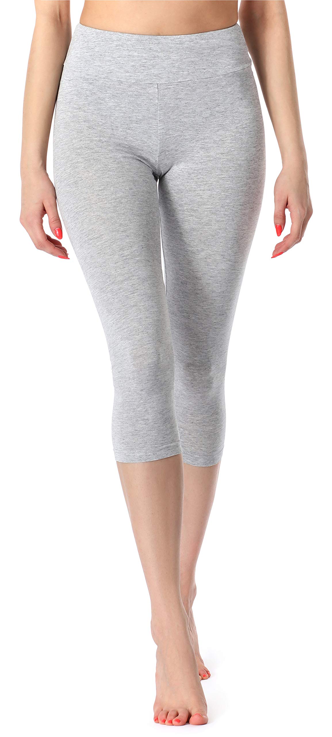 Merry Style Damen Leggings Bequeme Fitnesshose für das ganze Jahr 3/4 Leggings Damen aus Viskose für Sport Yoga und Freizeit MS10-220