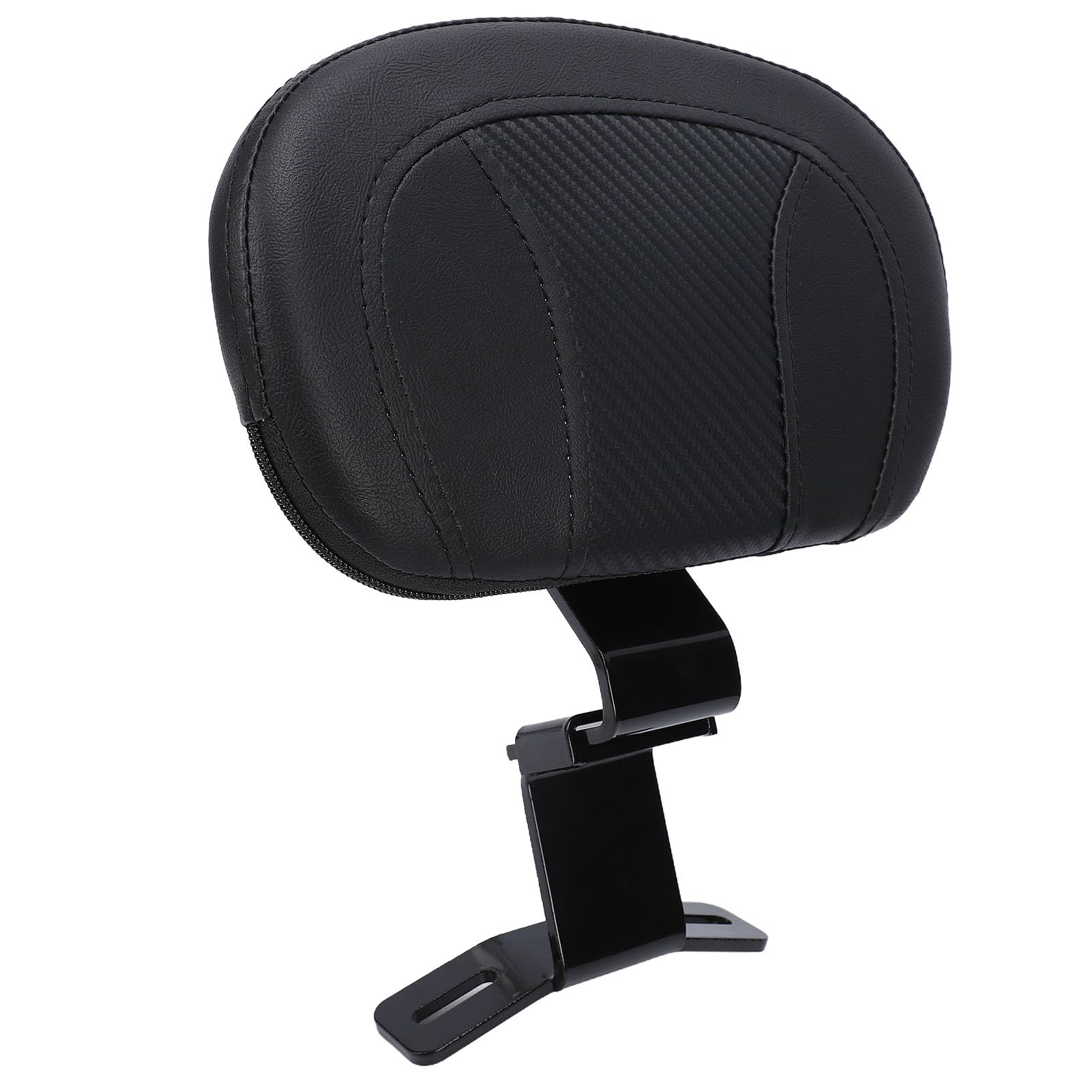 Bewinner Dossier de Siège Conducteur de Moto pour Touring 2009-2022, Dossier de Pilote Réglable avec Support Lombaire, Conception Ergonomique pour Electra Glide FLHT FLHX FLTR