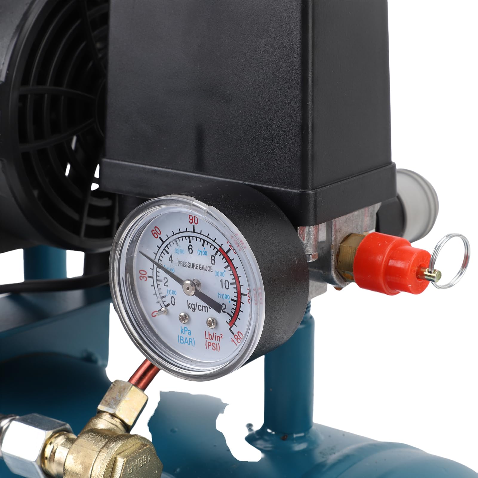 Fafeicy Compressore d'Aria Senza Fili Gonfiatore per Pneumatici Portatile Alimentato a Batteria Bassa rumorosità 65 Db 8 Bar di Pressione per Automobili e (Spina Europea)