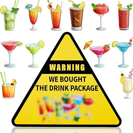 Tropical Drink Cruise Personalized Magnets