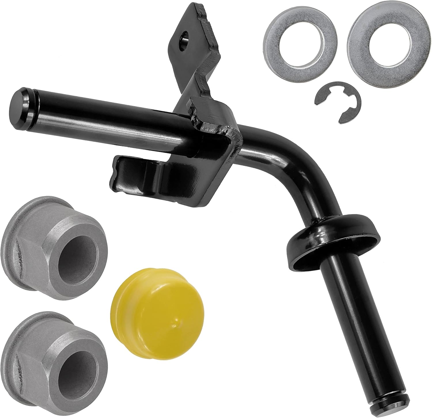 Caltric Right Steering Spindle Bushing Kit Compatible With John Deere LA115 LA120 LA130 LA135 LA140 LA175 LA145 LA150 LA155 LA165 102 155C 190C