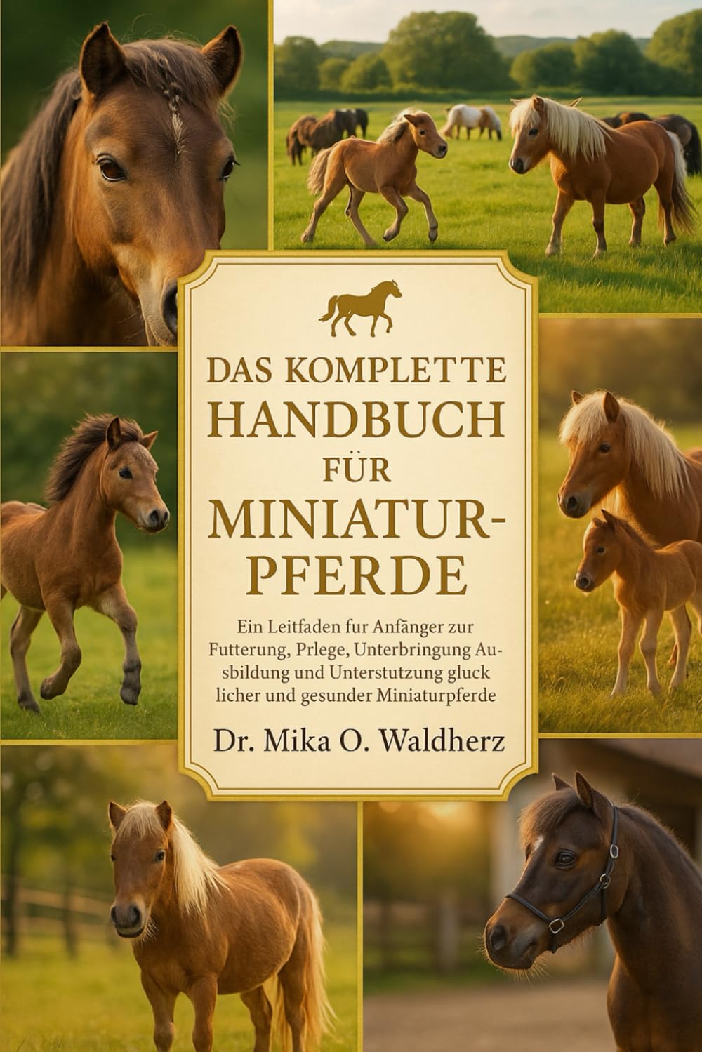 DAS KOMPLETTE HANDBUCH FÜR MINIATURPFERDE: Ein Leitfaden für Anfänger zur Fütterung, Pflege, Unterbringung, Ausbildung und Unterstützung glücklicher und gesunder Miniaturpferde
