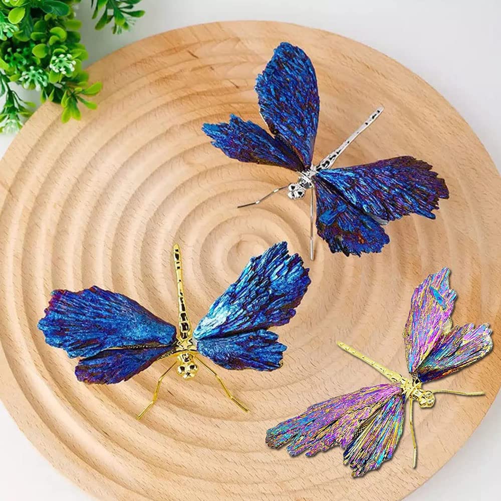 幸せの青い蜻蛉の羽根のART、長寿、亀アート35cm 幸せの青い蜻蛉の羽根のART、長寿、亀アート35cm