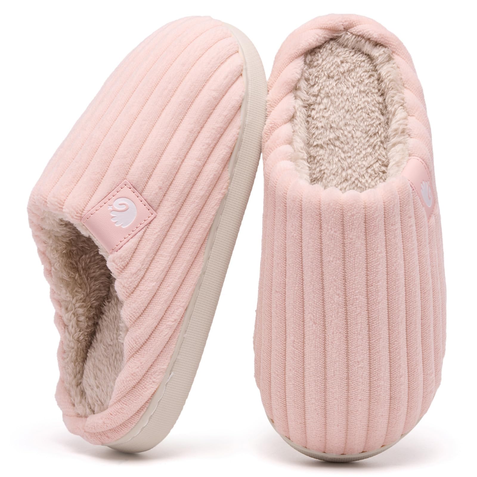 Guyarns Hausschuhe Damen Herren,Winter Warme Plüsch Pantoffeln Damen aus Memory Foam Kordsamt Rutschfeste Sohle Bequeme Hausschuhe drinnen draußen