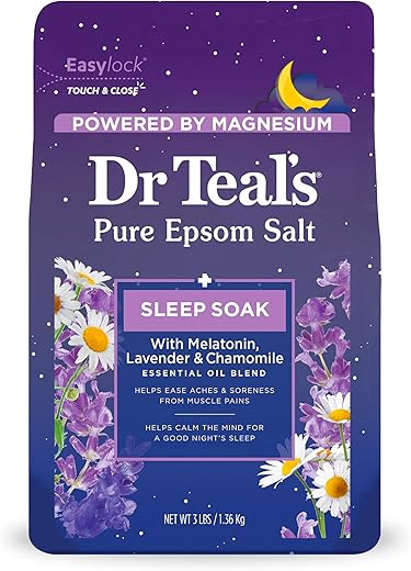 Dr. Teal’s Melatonin Epsom Bath Salt – 1.36 Kg Relaxation