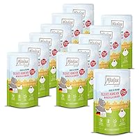 MjAMjAM - Cibo umido premium per gatti - Quetschie - Chicks & Friends pollo delicato